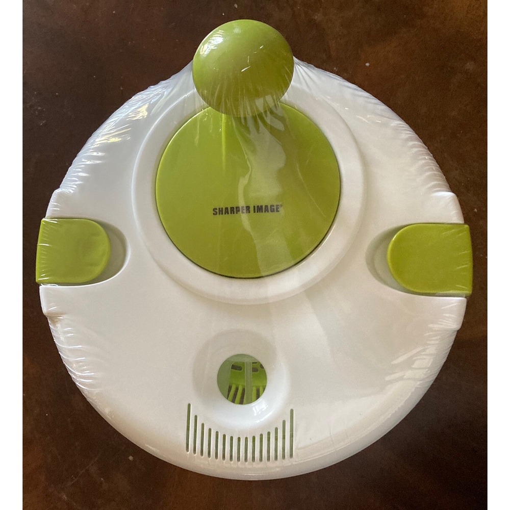 NEW Sharper Image Salad Spinner, Easy Spin-no Box